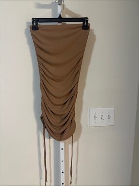 knee length dresses for ladies No You Hang Up Mini Dress Cream